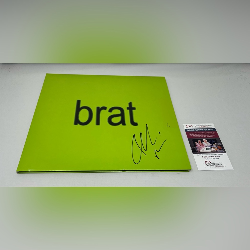 Charli XCX signed Brat‎ Album JSA COA